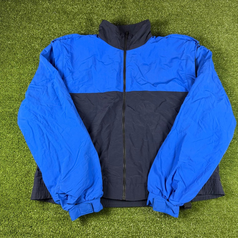 Alitta by Fechheimer Windbreaker Jacket XL Blue Navy Supplex Nylon Full Zip USA